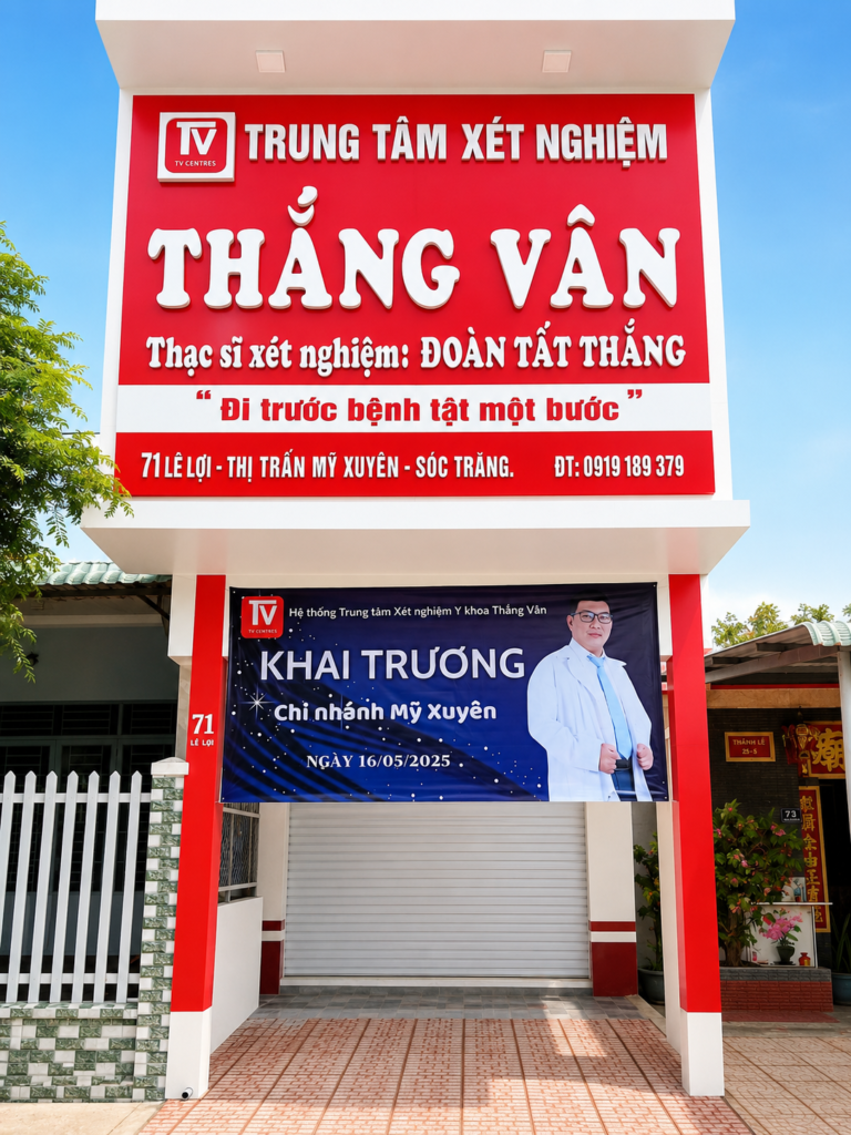 Hệ thống cơ sở Trung tâm Xét nghiệm Thắng Vân